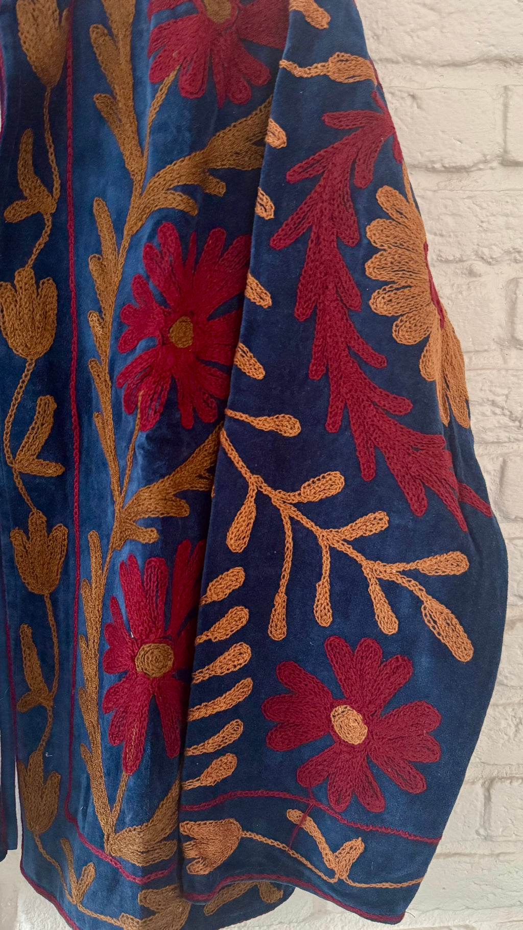 Velvet jasje Liva - blauw