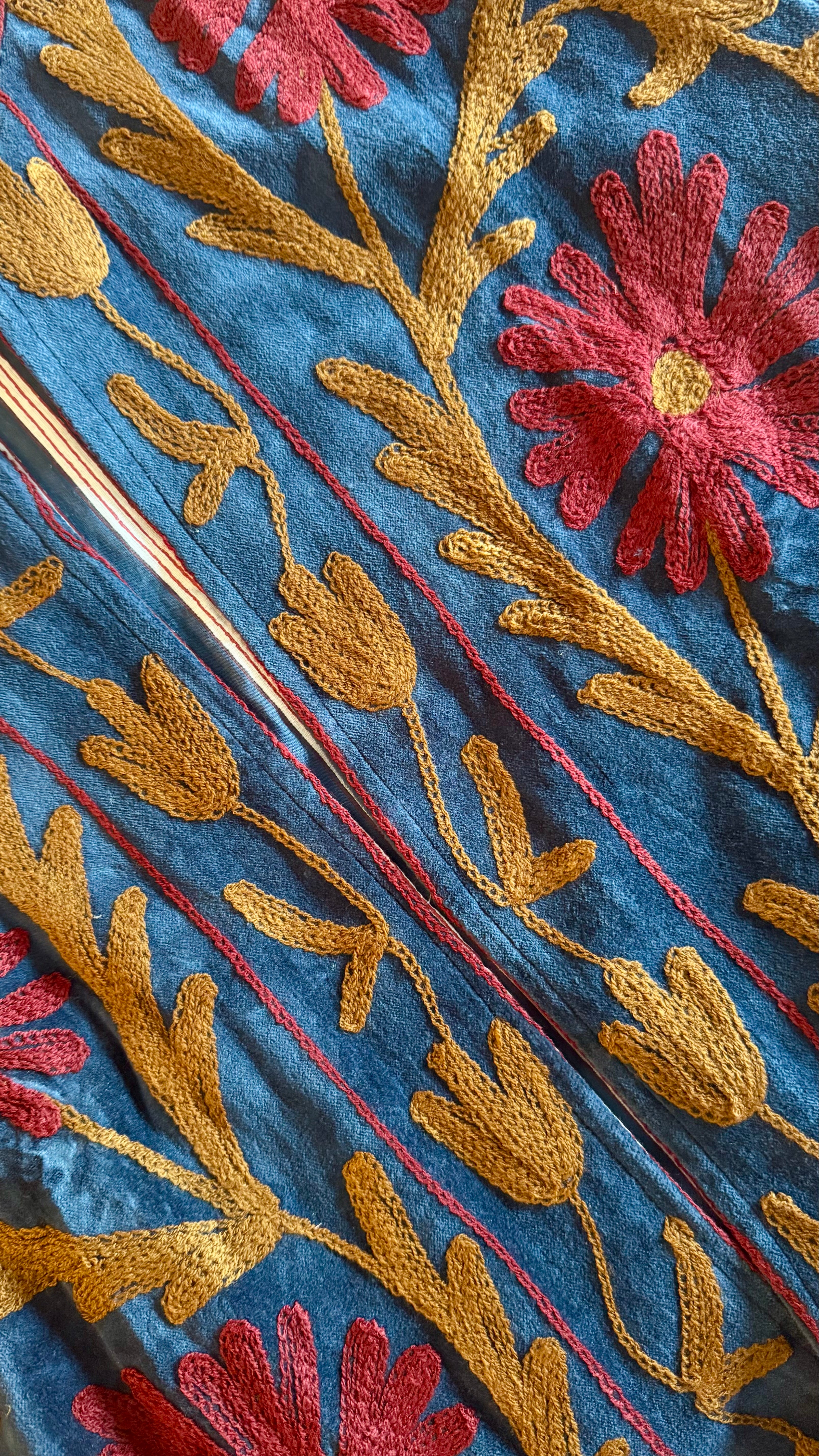 Velvet jasje Liva - blauw