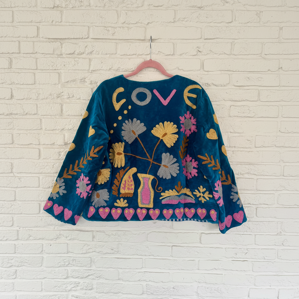 Blauw LOVE jasje